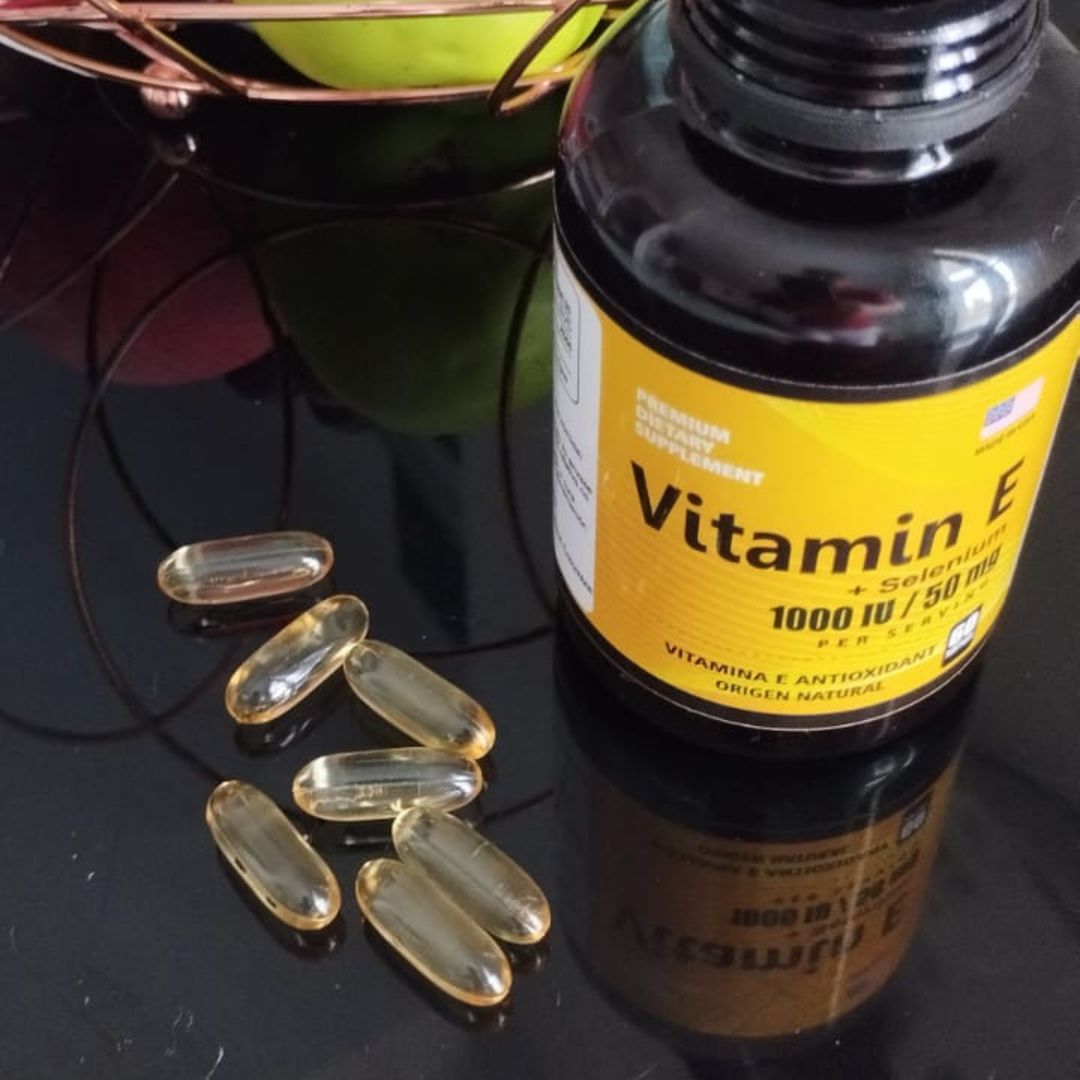 Vitamina E de 1000mg + selenio 50mg Origen natural d alfa -Las Originales